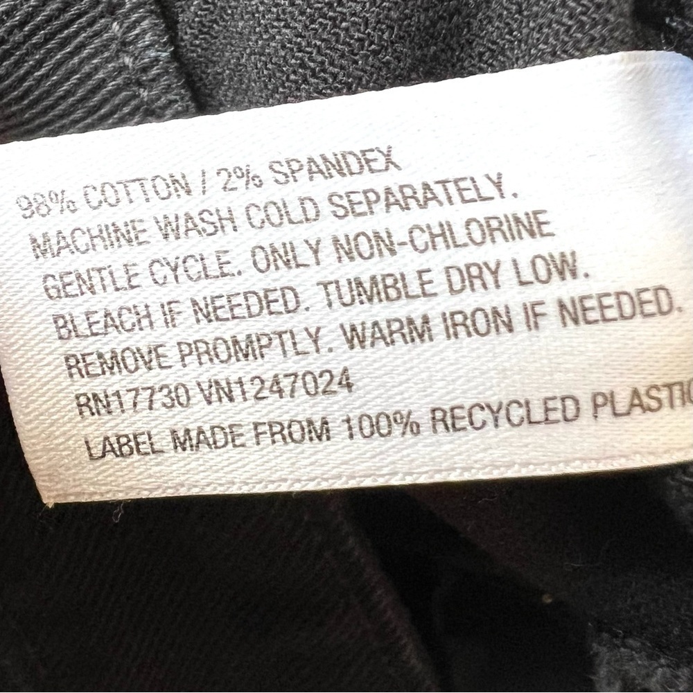 Nili Lotan x Target Black Denim Straight Leg Ankle Jeans Women’s 12 - Picture 11 of 12